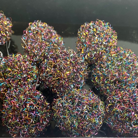 Dept. 56 Tinsel Trim light covers - Picture 2 of 4